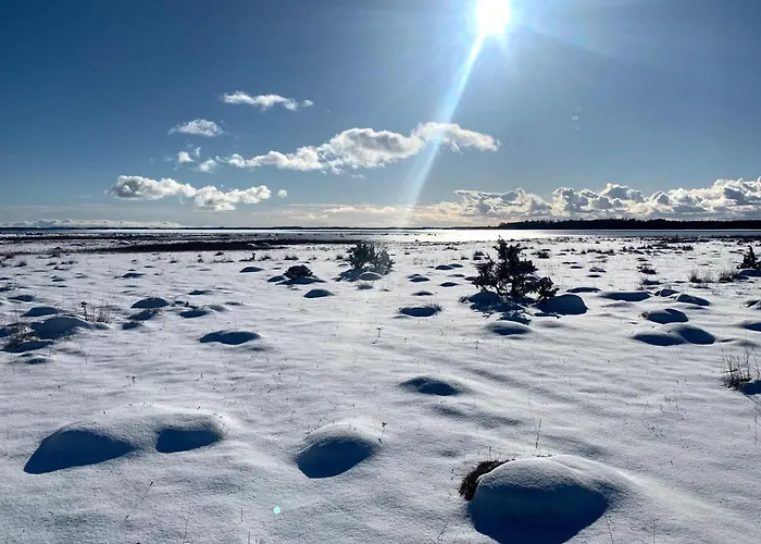 Romantiline Saunamaja Lahe Aeaeres بيت للعطل